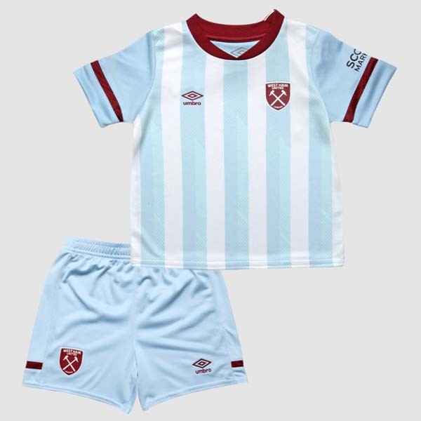 Tailandia Camiseta West Ham United Segunda equipo Niño 2021-22